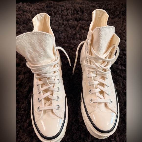 CONVERSE CHUCK 70 PLUS HI TOP - EGRET/BLACK/EGRET - 7.5 W / 9.5 M - Picture 4 of 12